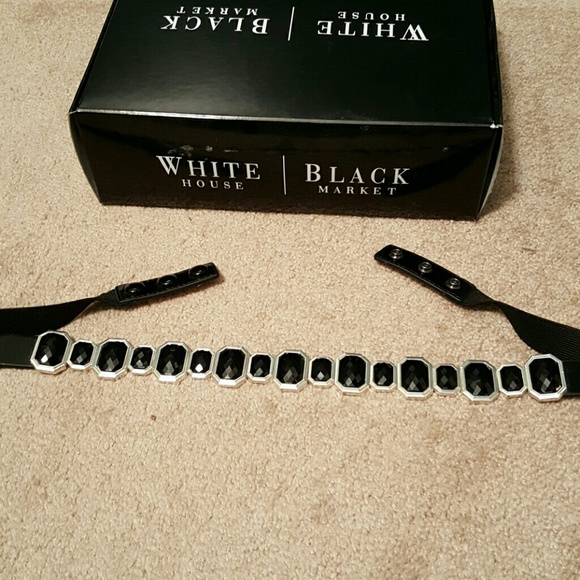 Heavy black & silver belt