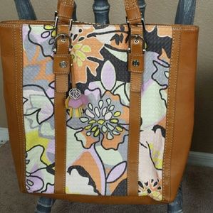 Brand new large floral tote