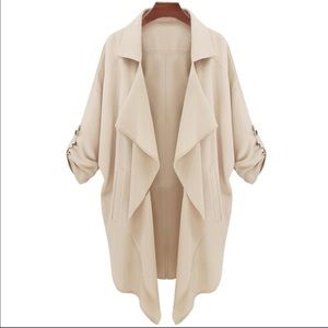 Soft Khaki Summer Outwear blazer