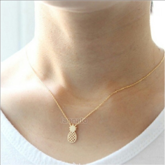 3 pineapple charm necklaces (NEW!) - Picture 3 of 3