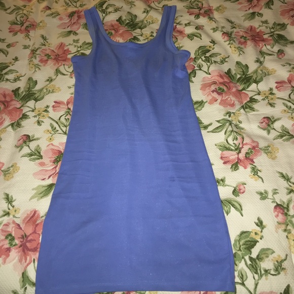 H&M periwinkle blue tank dress. Size medium