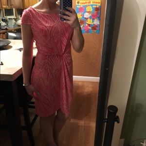 ~Victoria's Secret~ Leaf Print Front Twist Dress