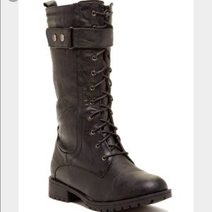 Nordstrom Rack Black Lace Up Boots