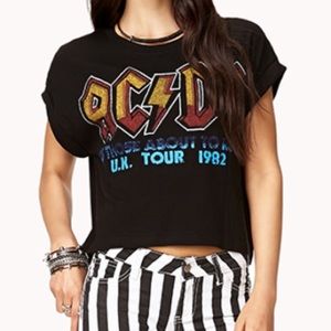 Forever 21 AC DC shirt