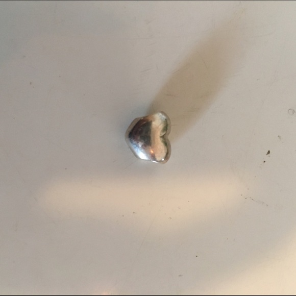 Heart shaped Pandora charm and blue Pandora charm