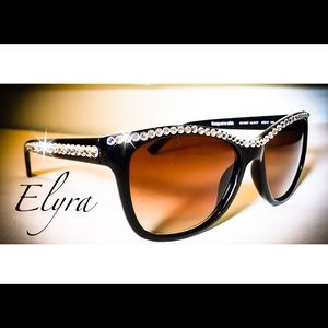 Kenneth Cole Reaction Black Swarovski Sunglasses