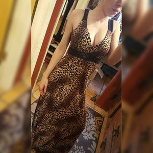 💋Long Cheetah Print Dress💋
