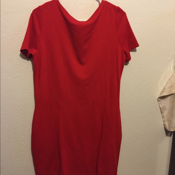 Cute Red Mini Dress - Picture 2 of 4