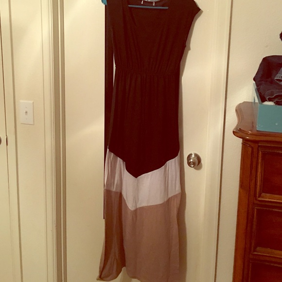 Color block, chevron dress.