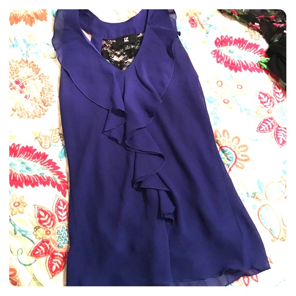 Lace back tank
