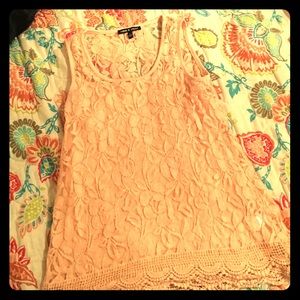 Beautiful Blush Lace Top
