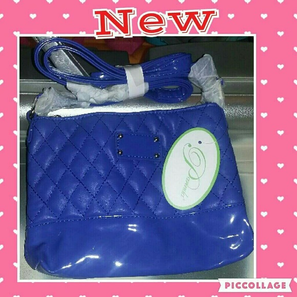 Blue crossbpdy bag parinda