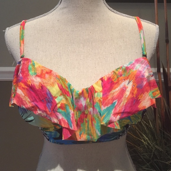 Swim Systems Colorful Bathing Suit Top