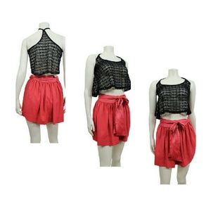 BCBGeneration pleated bow skirt Sz 2