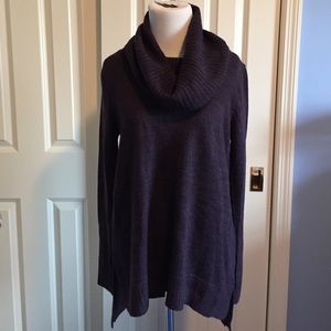 Purple Tahari cowl neck sweater (new w one tag)