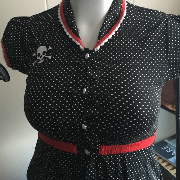 Pinup/rockabilly polka dot dress
