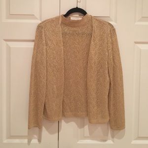 Authentic St. John top and sweater set