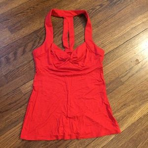 Trina Turk knit racer back tank.