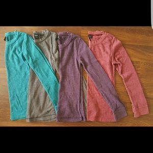 Vanity thermals, set of 4