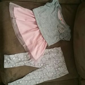 Shirt and legging set 2t
