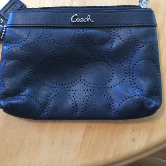Small coach wristlet