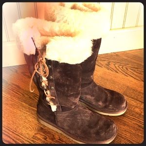 Ugg Tall Lace Up Boots