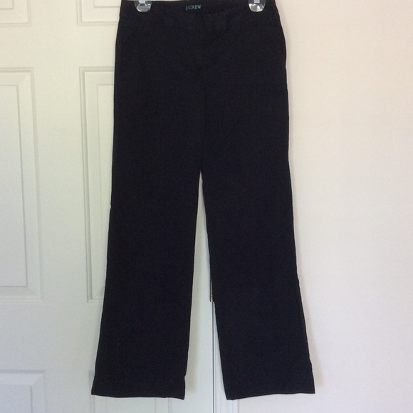 J Crew Cotton City Fit Navy Pants