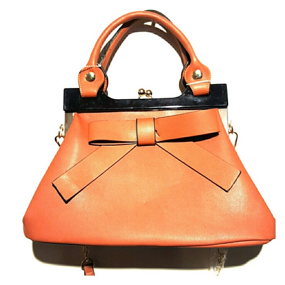 BRAND NEW! Toast Brown with Metal Purse - Picture 1 of 4