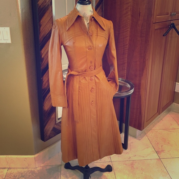 Vintage Carmel leather jacket