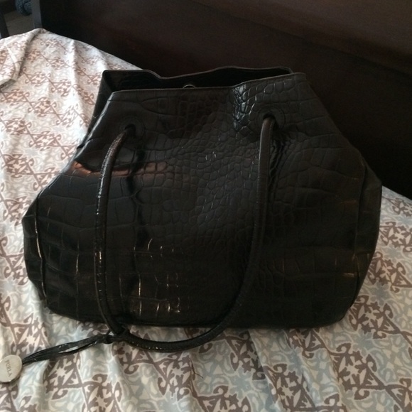 Girls black satchel