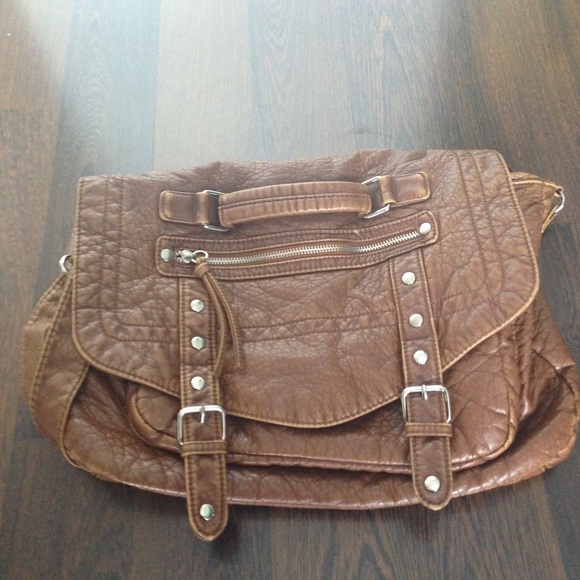 Bethany Mota Brown leather purse