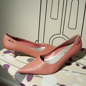 Thalia Sodi Blush Pink Kitten Heels