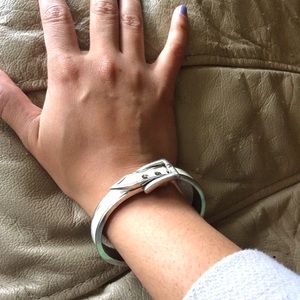 Unique buckle cuff bracelet