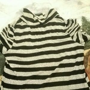 Striped sweater shirt