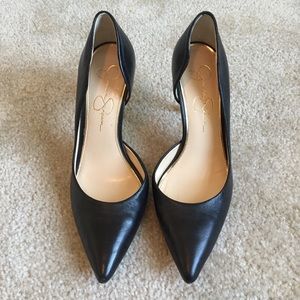 Jessica Simpson "Claudette" Half d'Orsay Pump