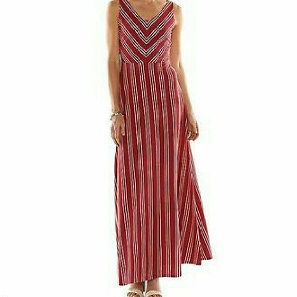 LAST 1🔥NWT LC L. Conrad M Boho Striped Maxi Dress - Picture 4 of 4