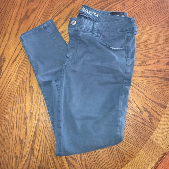 Teal Blue Colored Jeggings