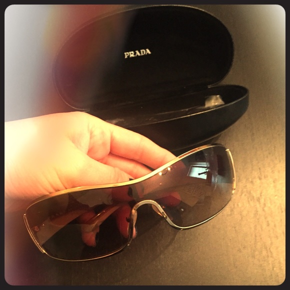 Prada shield sunglasses
