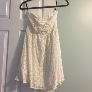 forever 21 strapless summer dress