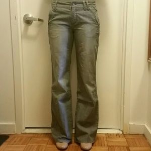 Armani exchange wide legged jeans