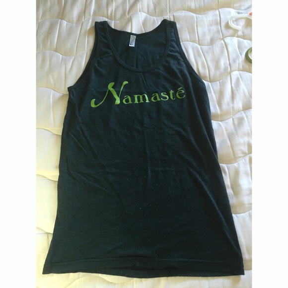 American Apparel "Namaste" tank - Picture 1 of 2