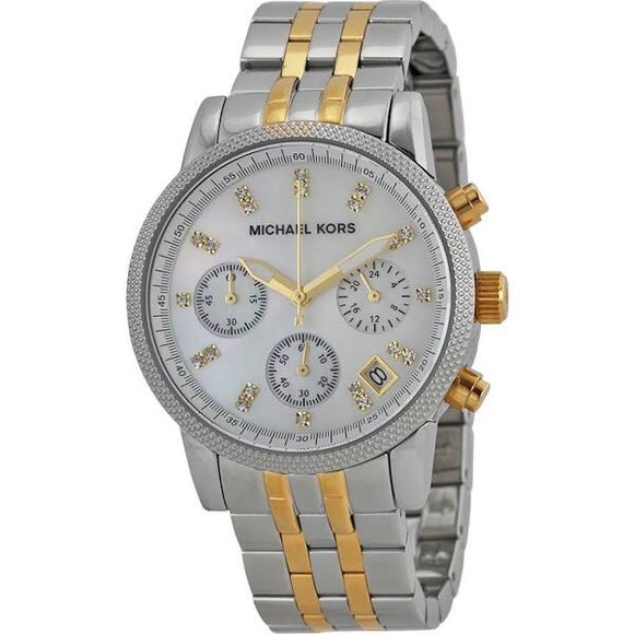 Michael Kors two tone watch