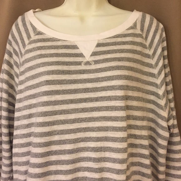 Sold. Billowy Stripe Sweater - Picture 2 of 3