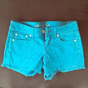 American eagle blue shorts