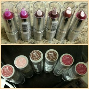 6 Wet n Wild Lipsticks