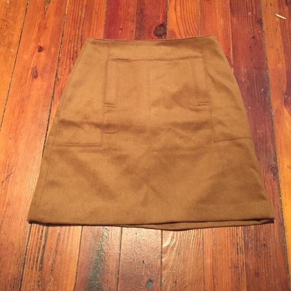 Ann Taylor Loft copper wool skirt