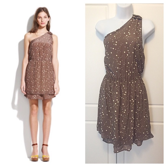 Madewell Dresses & Skirts - Attic & Barn Brown and White Kaoma Dress