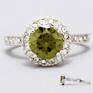 Round Cut Crystal Ring Round Cut Crystal Ring