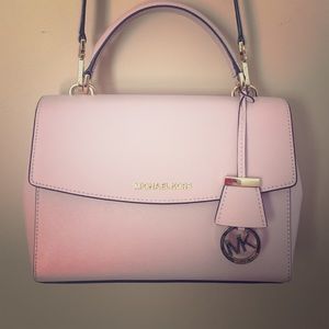 Michael Kors Ava Satchel Light Pink with Dust Bag