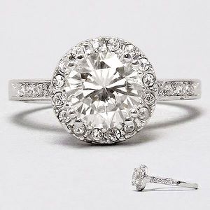 Round Cut Crystal Ring Round Cut Crystal Ring
